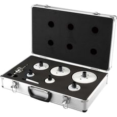 Makita EzyChange 8 Piece Plumbers Bi Metal Hole Saw Set Makita EzyChange 8 Piece Plumbers Bi Metal Hole Saw Set
