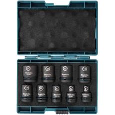 Makita 9 Piece 1/2" Drive Hexagon Impact Socket Set Makita 9 Piece 1/2" Drive Hexagon Impact Socket Set