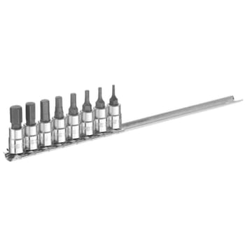 Expert by Facom 8 Piece 1/4" Drive Hex Socket Bit Set Metric