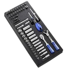 Expert by Facom 67 Piece 1/4" Drive Hex Socket Set Metric in Module Tray