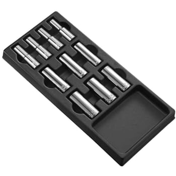 Expert by Facom 10 Piece 1/2" Drive Deep Socket Set Metric in Module Tray