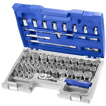 Expert by Facom 55 Piece 1/2" Drive Hex, Bi Hex and Torx Socket Set Metric