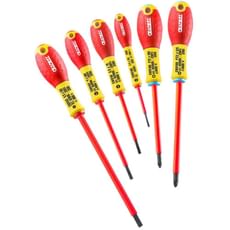 Expert by Facom 6 Piece VDE Insulated Screwdriver Set Expert by Facom 6 Piece VDE Insulated Screwdriver Set