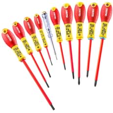 Expert by Facom 10 Piece VDE Insulated Screwdriver Set Expert by Facom 10 Piece VDE Insulated Screwdriver Set