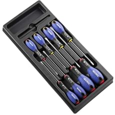 Expert by Facom 8 Piece Screwdriver Set in Module Tray Expert by Facom 8 Piece Screwdriver Set in Module Tray