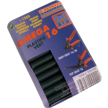 Edma Green Coat Steel Hog Ring Omega Size 16