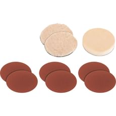 Einhell 9 Piece Polishing and Sanding Set for 180mm Polishers