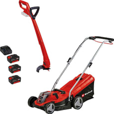 Einhell GE-CM 18/33-2 Li Set 18v Cordless Rotary Lawnmower and Grass Trimmer Kit
