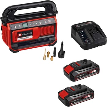 Einhell PRESSITO 18/25 18v Cordless or Mains Air Compressor and Inflator