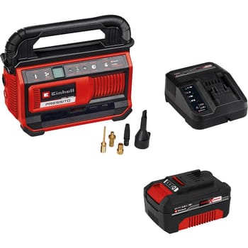 Einhell PRESSITO 18/25 18v Cordless or Mains Air Compressor and Inflator