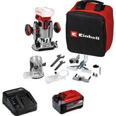 Einhell Professional TP-RO 18 Li BL 18v Cordless Brushless Plunge and Trim Router Set