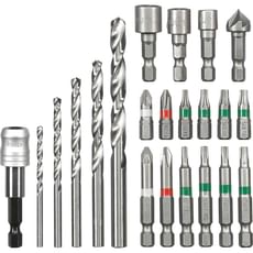 Einhell 22 Piece HSS Drill and Screwdriver Bit Set Einhell 22 Piece HSS Drill and Screwdriver Bit Set