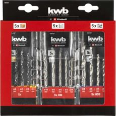 Einhell 15 Piece Assorted Drill Bit Set in 3 Cases Einhell 15 Piece Assorted Drill Bit Set in 3 Cases