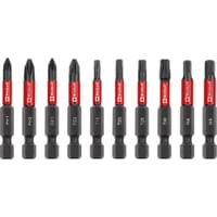 Einhell 10 Piece 50mm Impact Screwdriver Bit Set in Pocket Case 