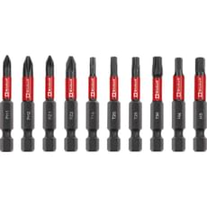 Einhell 10 Piece 50mm Impact Screwdriver Bit Set in Pocket Case 