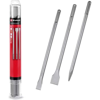 Einhell 3 Piece SDS Max Chisel Set
