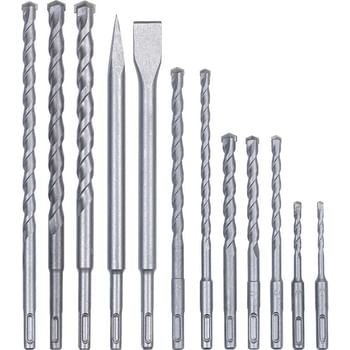 Einhell 12 Piece SDS Plus Drill and Chisel Bit Set