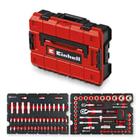 Einhell 92 piece Combination Drive Socket Set in E Case 