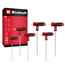 Einhell 6 Piece T Handle Hexagon Allen Key Set
