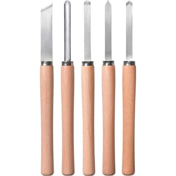 Einhell 5 Piece Wood Turning Chisel Set