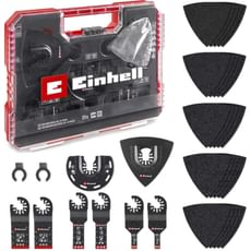 Einhell 35 Piece OIS Oscillating Multi Tool Accessory Set for Metal in XL Plus Case