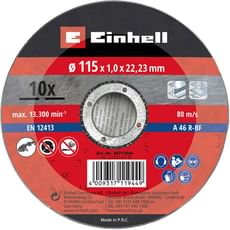 Einhell Thin Metal Cutting Angle Grinder Disc Einhell Thin Metal Cutting Angle Grinder Disc