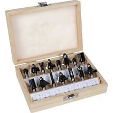 Einhell 15 Piece 8mm Router Bit Set
