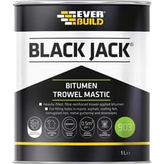 Everbuild Black Jack 903 Bitumen Trowel Mastic Everbuild Black Jack 903 Bitumen Trowel Mastic