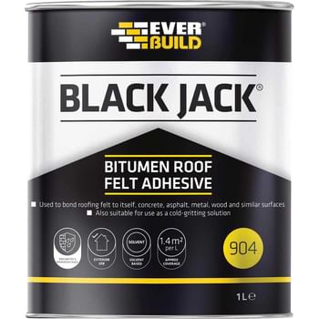 Everbuild Black Jack 904 Bitumen Roofing Felt Adhesive