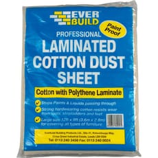 Everbuild Laminated Cotton Dust Sheet
