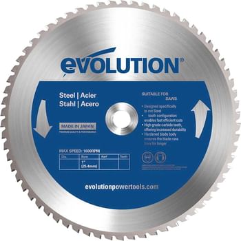 Evolution Mild Steel Cutting Saw Blade Evolution Mild Steel Cutting Saw Blade
