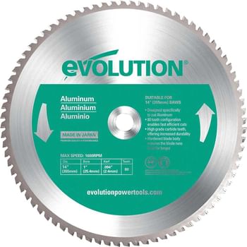 Evolution Aluminium Cutting Saw Blade