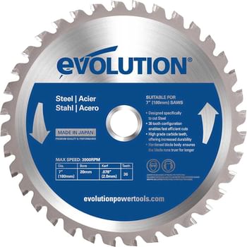 Evolution Mild Steel Cutting Saw Blade