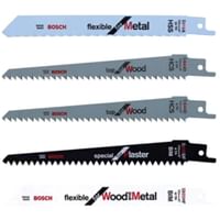 Bosch Genuine 5 Piece Mixed Recipro Saw Blade Set for KEO and Other Garden Saws 