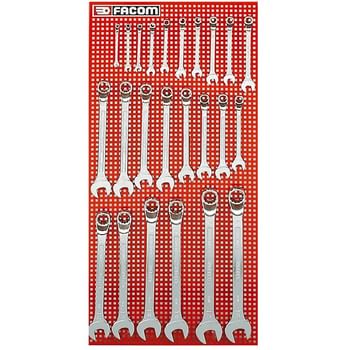 Facom 41.P24M 24 Piece Offset Combination Spanner Set