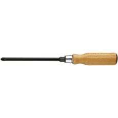 Facom Wood Handle Pozi Screwdriver