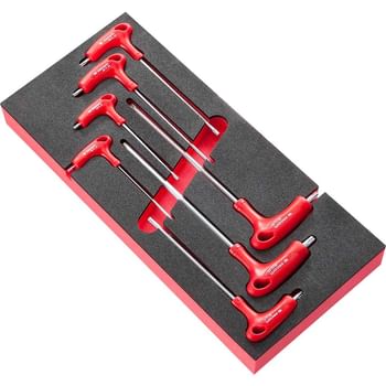 Facom 7 Piece T Handle Torx Driver Set In Foam Module
