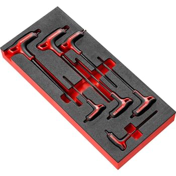 Facom 7 Piece P Handle Torx Driver Set In Foam Module T10-T40