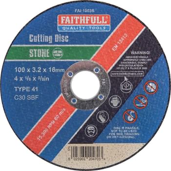 Faithfull Stone Cutting Disc