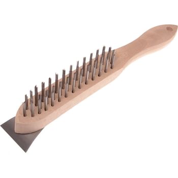 Faithfull Lightweight Wire Scratch Brush and Scraper