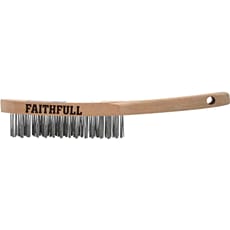 Faithfull Heavy Duty Hand Wire Scratch Brush