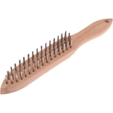 Faithfull Stainless Steel Scratch Wire Brush