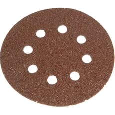 Faithfull 125mm Hook and Loop Perforated Sanding Discs