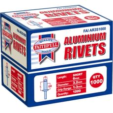 Faithfull Aluminium Pop Rivets