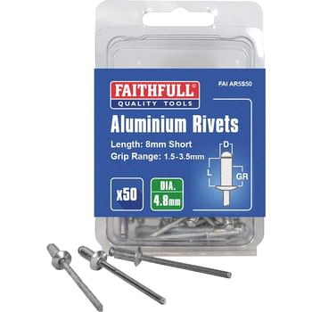 Faithfull Aluminium Pop Rivets