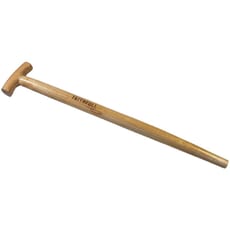 Faithfull FSC Ash T Grip Bent Taper Spade Fork or Shovel Handle