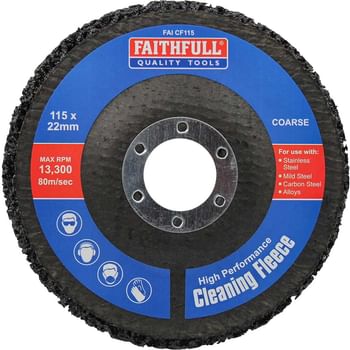 Faithfull Surface Cleaning Coarse Fleece Disc