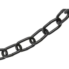 Faithfull Metal Chain Black Japanned