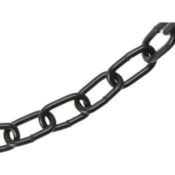 Faithfull Metal Chain Black Japanned
