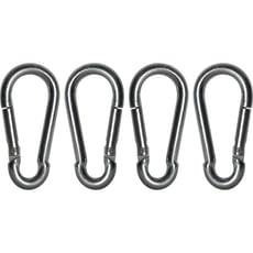Faithfull Zinc Plated Fire Brigade Snap Hook Carabiner Faithfull Zinc Plated Fire Brigade Snap Hook Carabiner